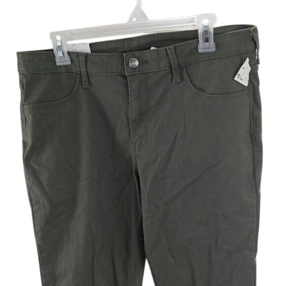 H&M Jeans Green Denim Skinny Fit Ankle Length Stretch Womens Size 33 - Picture 3 of 7
